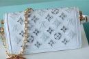 1:1 Replica Louis Vuitton LV Dauphine East West White Luxury Bag For Women M20739 -‎ 9.6in/24.5cm