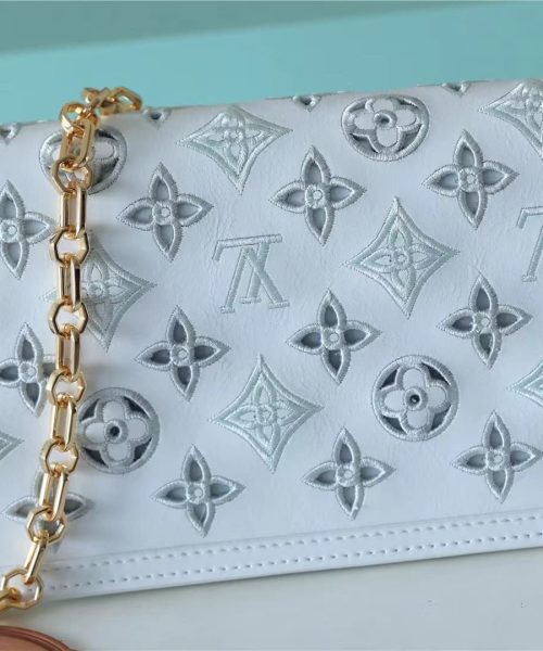 1:1 Replica Louis Vuitton LV Dauphine East West White Luxury Bag For Women M20739 -‎ 9.6in/24.5cm