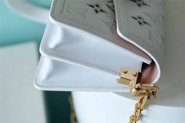 1:1 Replica Louis Vuitton LV Dauphine East West White Luxury Bag For Women M20739 -‎ 9.6in/24.5cm