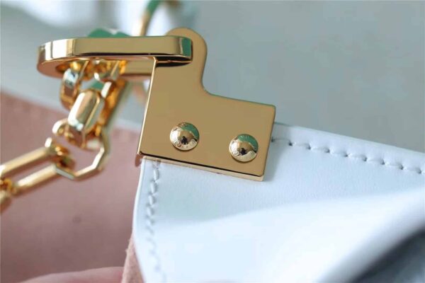 1:1 Replica Louis Vuitton LV Dauphine East West White Luxury Bag For Women M20739 -‎ 9.6in/24.5cm