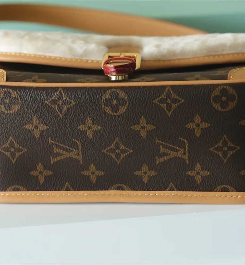 1:1 Replica Louis Vuitton LV Diane Bag Brown Luxury Bag For Women M46317 - 9.4in/24cm