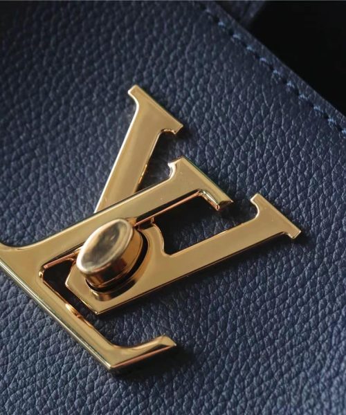 1:1 Replica Louis Vuitton LV LockMe Shopper Navy Luxury Bag For Women M20984 - 14.9in/38cm