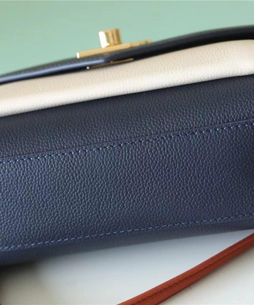 1:1 Replica Louis Vuitton LV LockMe Tender Navy Luxury Bag For Women - 8.8in/22.5cm