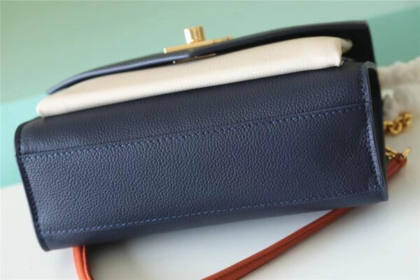 1:1 Replica Louis Vuitton LV LockMe Tender Navy Luxury Bag For Women - 8.8in/22.5cm