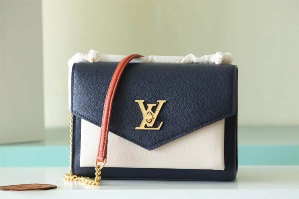 1:1 Replica Louis Vuitton LV LockMe Tender Navy Luxury Bag For Women - 8.8in/22.5cm