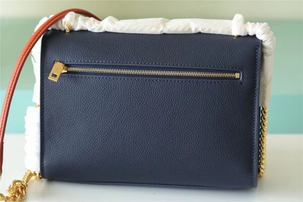 1:1 Replica Louis Vuitton LV LockMe Tender Navy Luxury Bag For Women - 8.8in/22.5cm