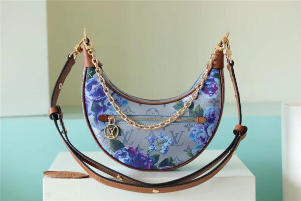 1:1 Replica Louis Vuitton LV Loop Blue Luxury Bag For Women‎ M21183 - 9.1in/23cm