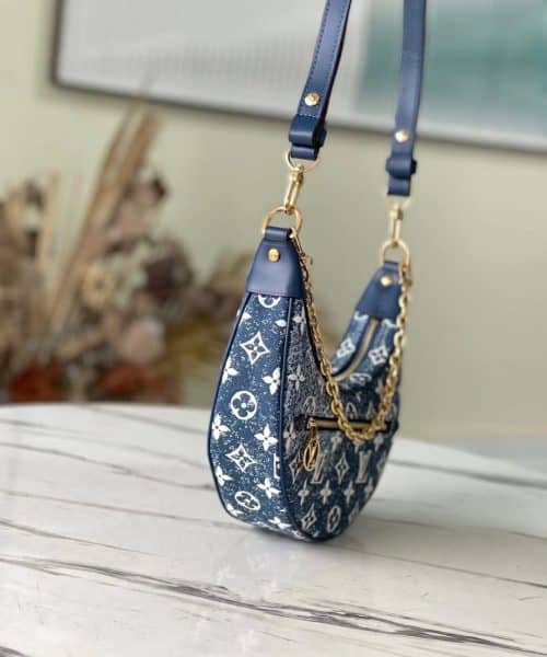 1:1 Replica Louis Vuitton LV Loop Since 1854 Denim Monogram Luxury Bag For Women M81166 - 9.1in/23cm