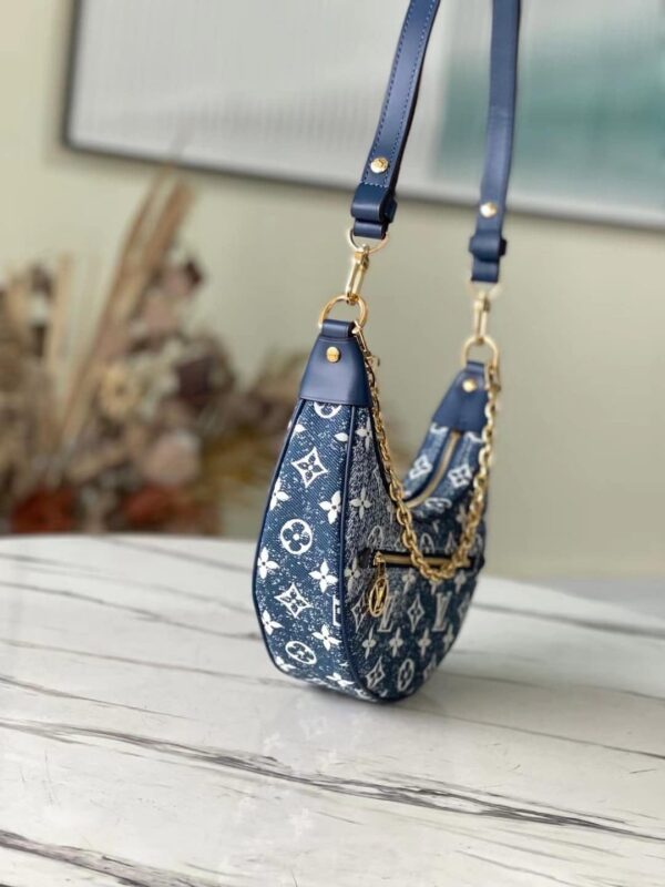 1:1 Replica Louis Vuitton LV Loop Since 1854 Denim Monogram Luxury Bag For Women M81166 - 9.1in/23cm