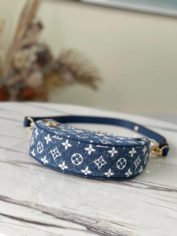 1:1 Replica Louis Vuitton LV Loop Since 1854 Denim Monogram Luxury Bag For Women M81166 - 9.1in/23cm