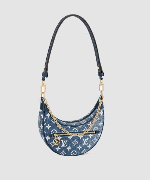 1:1 Replica Louis Vuitton LV Loop Since 1854 Denim Monogram Luxury Bag For Women M81166 - 9.1in/23cm
