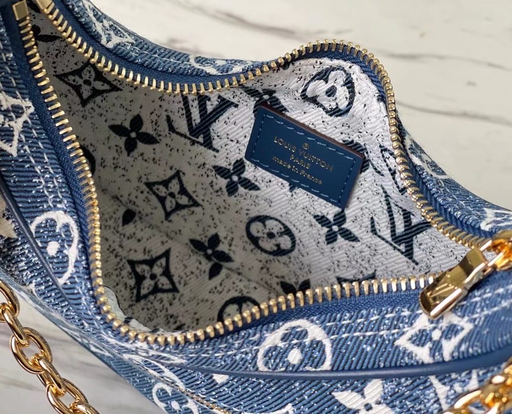 1:1 Replica Louis Vuitton LV Loop Since 1854 Denim Monogram Luxury Bag For Women M81166 - 9.1in/23cm