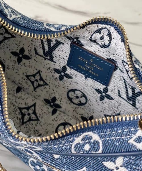 1:1 Replica Louis Vuitton LV Loop Since 1854 Denim Monogram Luxury Bag For Women M81166 - 9.1in/23cm
