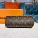 1:1 Replica Louis Vuitton LV 3 Watch Case Monogram Canvas Luxury Bag For Women M47530 - 7.9in/20cm