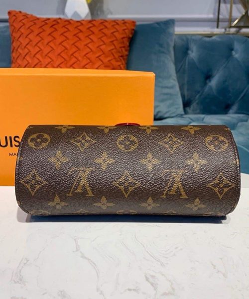 1:1 Replica Louis Vuitton LV 3 Watch Case Monogram Canvas Luxury Bag For Women M47530 - 7.9in/20cm