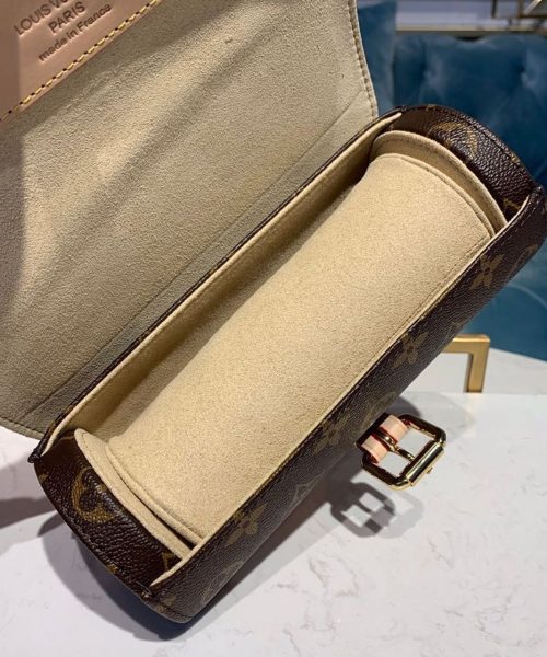 1:1 Replica Louis Vuitton LV 3 Watch Case Monogram Canvas Luxury Bag For Women M47530 - 7.9in/20cm
