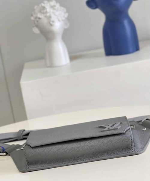 1:1 Replica Louis Vuitton LV Aerogram Slingbag Grey Unique Bag For Men M59625 - 30cm/ 11.8in