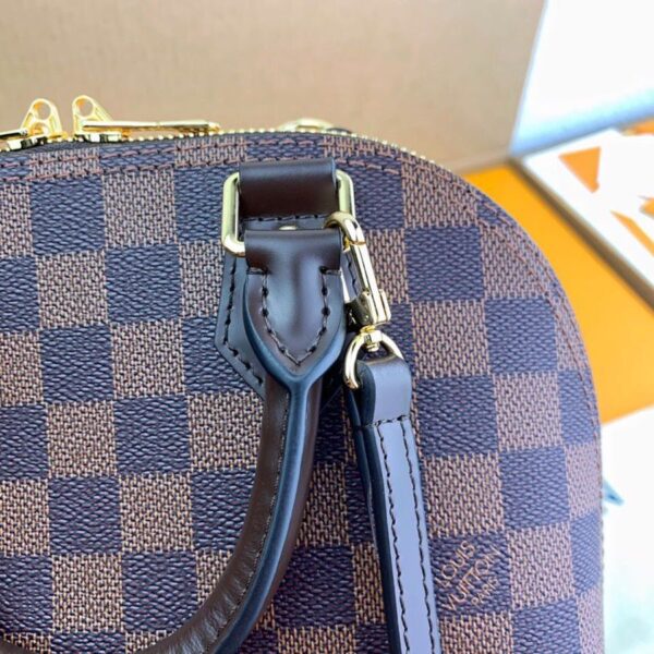 1:1 Replica Louis Vuitton LV Alma BB Damier Ebene Canvas Exclusive For Women N41221 - 9.3in/ 23.5cm
