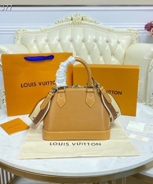 1:1 Replica Louis Vuitton LV Alma BB Epi Leather Unique Bag For Women M59358 -  9.3in/23.5cm