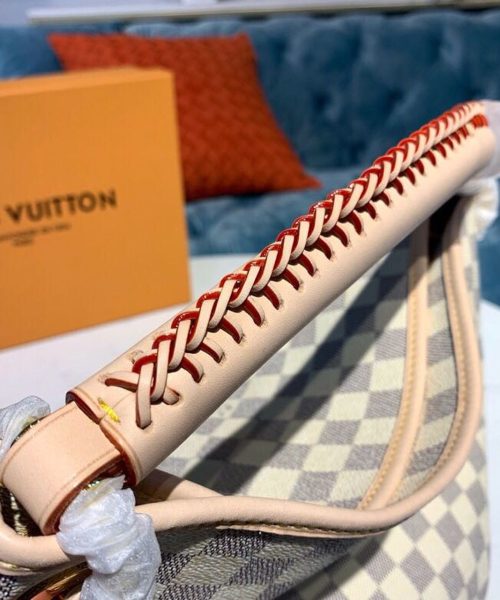 1:1 Replica Louis Vuitton LV Artsy MM Damier Azur Canvas Luxury Bag For Women N40253 - 16.1in/41cm