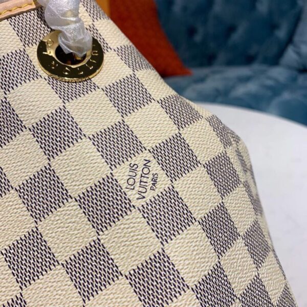 1:1 Replica Louis Vuitton LV Artsy MM Damier Azur Canvas Luxury Bag For Women N40253 - 16.1in/41cm