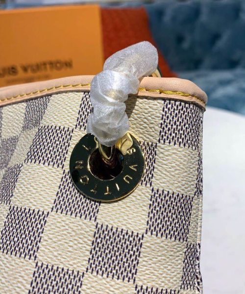 1:1 Replica Louis Vuitton LV Artsy MM Damier Azur Canvas Luxury Bag For Women N40253 - 16.1in/41cm