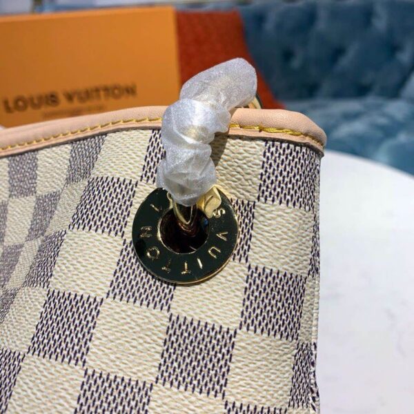 1:1 Replica Louis Vuitton LV Artsy MM Damier Azur Canvas Luxury Bag For Women N40253 - 16.1in/41cm