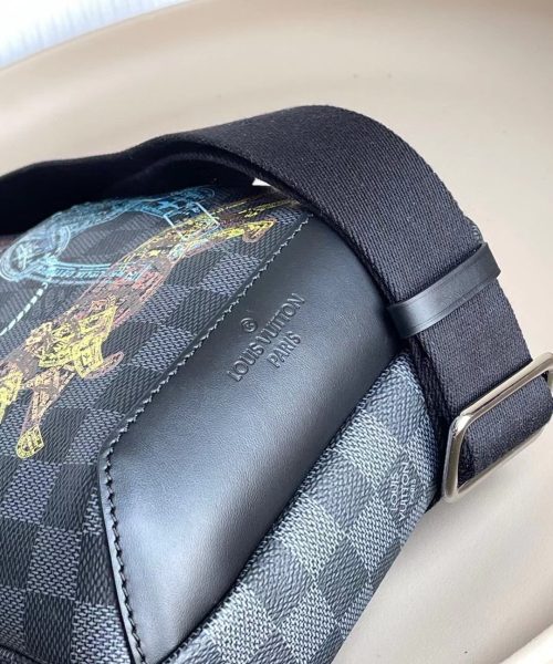 1:1 Replica Louis Vuitton LV Avenue Sling Bag Damier Graphite Unique Bag For Men N452877 - 12.2in/31cm