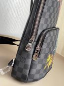 1:1 Replica Louis Vuitton LV Avenue Sling Bag Damier Graphite Unique Bag For Men N452877 - 12.2in/31cm
