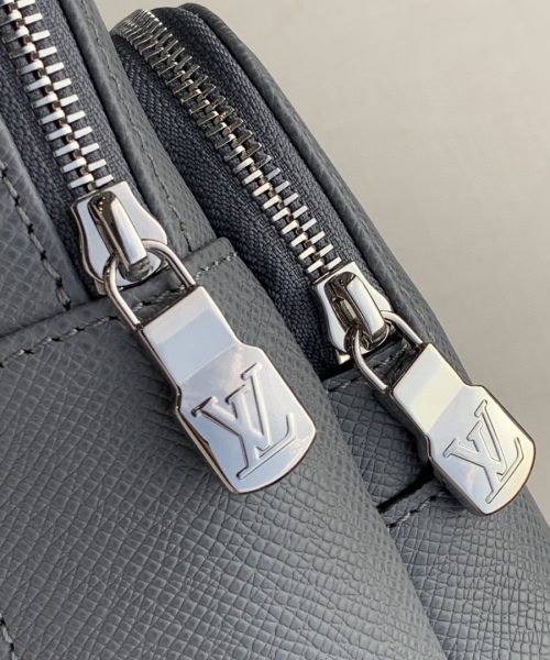 1:1 Replica Louis Vuitton LV Avenue Slingbag NM Taiga Grey Unique Bag For Men M30801 - 12.2in/31cm