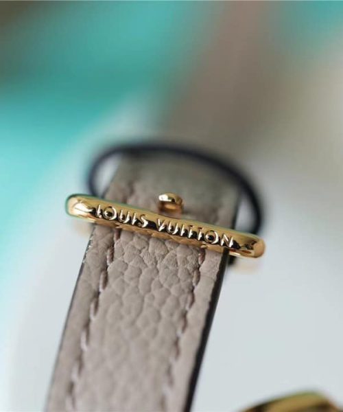 1:1 Replica Louis Vuitton LV Bagatelle Bicolor Monogram Empreinte Leather Luxury Bag For Women M46112 - 22cm/8.7in