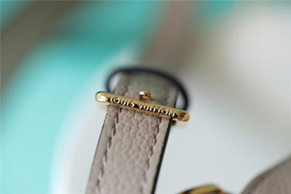 1:1 Replica Louis Vuitton LV Bagatelle Bicolor Monogram Empreinte Leather Luxury Bag For Women M46112 - 22cm/8.7in