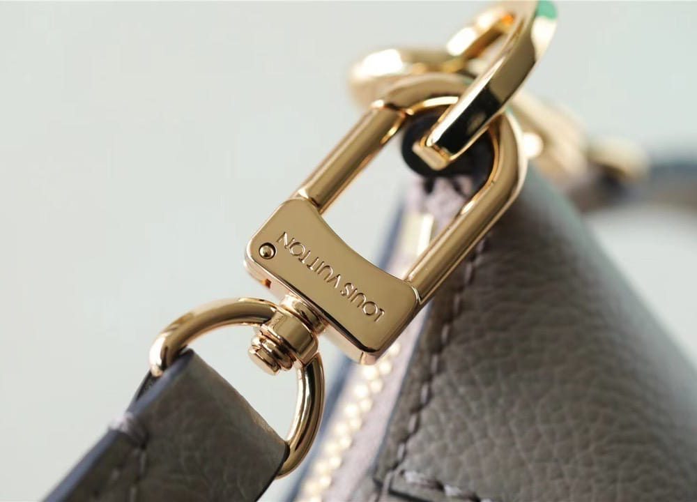 1:1 Replica Louis Vuitton LV Bagatelle Bicolor Monogram Empreinte Leather Luxury Bag For Women M46112 - 22cm/8.7in