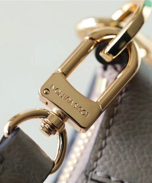 1:1 Replica Louis Vuitton LV Bagatelle Bicolor Monogram Empreinte Leather Luxury Bag For Women M46112 - 22cm/8.7in