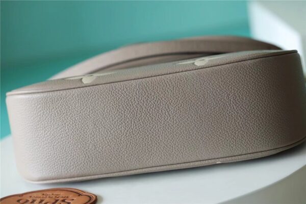 1:1 Replica Louis Vuitton LV Bagatelle Bicolor Monogram Empreinte Leather Luxury Bag For Women M46112 - 22cm/8.7in