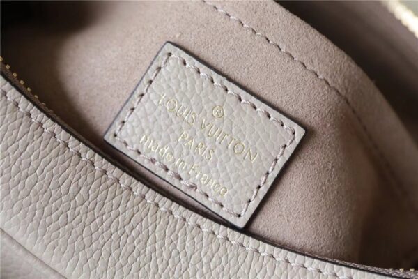1:1 Replica Louis Vuitton LV Bagatelle Bicolor Monogram Empreinte Leather Luxury Bag For Women M46112 - 22cm/8.7in