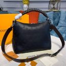 1:1 Replica Louis Vuitton LV Beaubourg Hobo MM Black Luxury Bag For Women M56073 - 12.6in/32cm