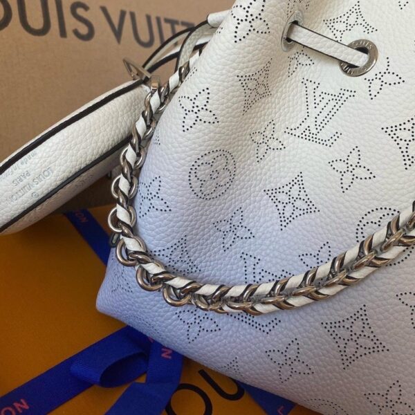 1:1 Replica Louis Vuitton LV Bella Bucket Bag Light Blue Luxury Bag For Women M57856 - 7.5in/19cm