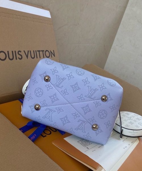 1:1 Replica Louis Vuitton LV Bella Bucket Bag Light Blue Luxury Bag For Women M57856 - 7.5in/19cm
