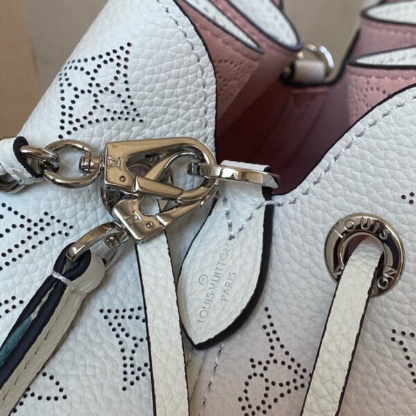1:1 Replica Louis Vuitton LV Bella Mahina Bucket Bag Pink Luxury Bag For Women M57855 - 7.5in/19cm