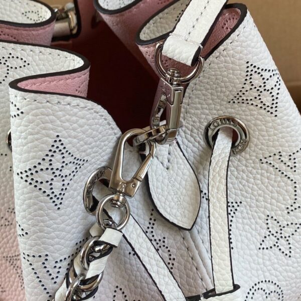 1:1 Replica Louis Vuitton LV Bella Mahina Bucket Bag Pink Luxury Bag For Women M57855 - 7.5in/19cm