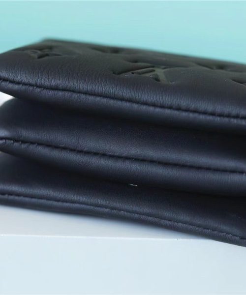 1:1 Replica Louis Vuitton LV Coussin Monogram Black Luxury Bag For Women M81127 -  5.1in/13cm
