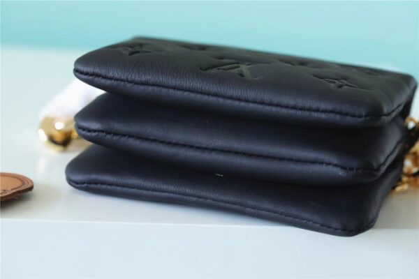 1:1 Replica Louis Vuitton LV Coussin Monogram Black Luxury Bag For Women M81127 -  5.1in/13cm