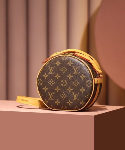 1:1 Replica Louis Vuitton LV Boite Chapeau Souple PM Monogram Luxury Bag For Women M45578 - 18cm / 7.1in