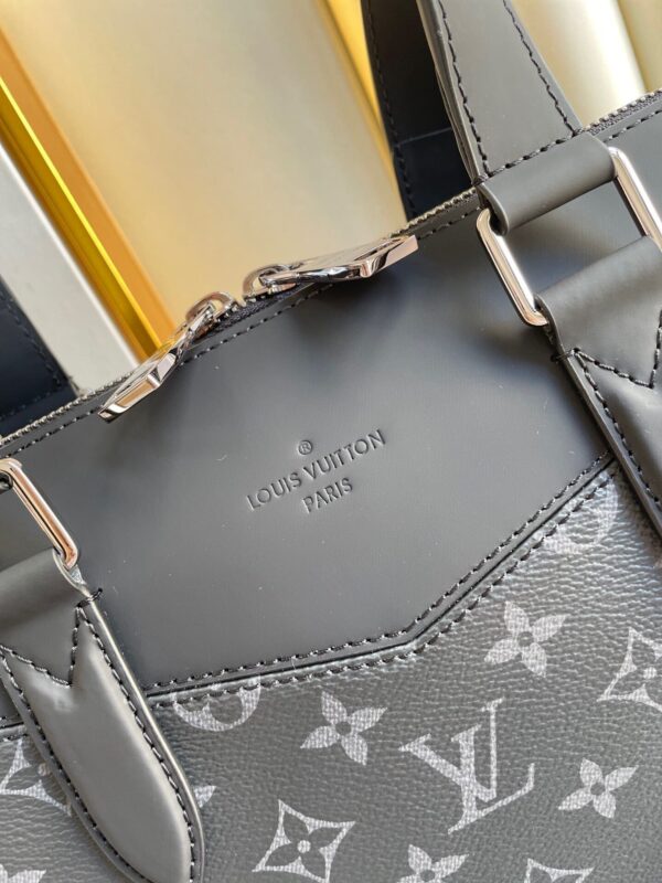 1:1 Replica Louis Vuitton LV Briefcase Explorer Monogram Eclipse Canvas Unique Bag For Men M40566 - 15.4in/39cm