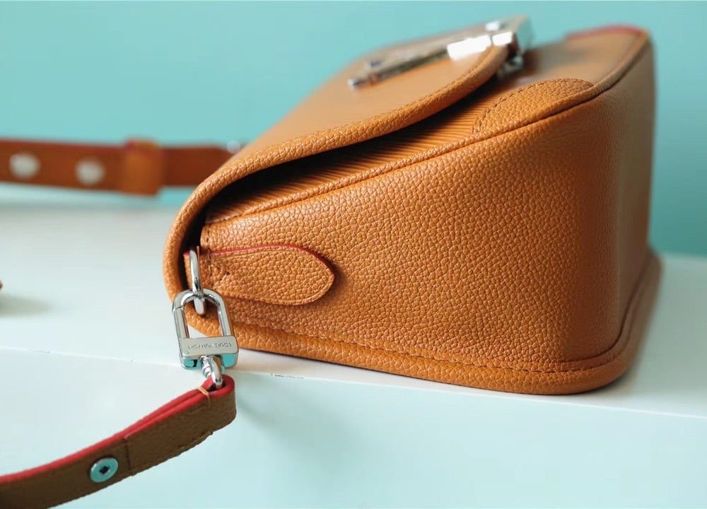 1:1 Replica Louis Vuitton LV Buci Epi Leather Brown Luxury Women Bag M59459