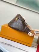 1:1 Replica Louis Vuitton LV Bumbag Monogram Canvas Brown Luxury Bag For Women - 37cm