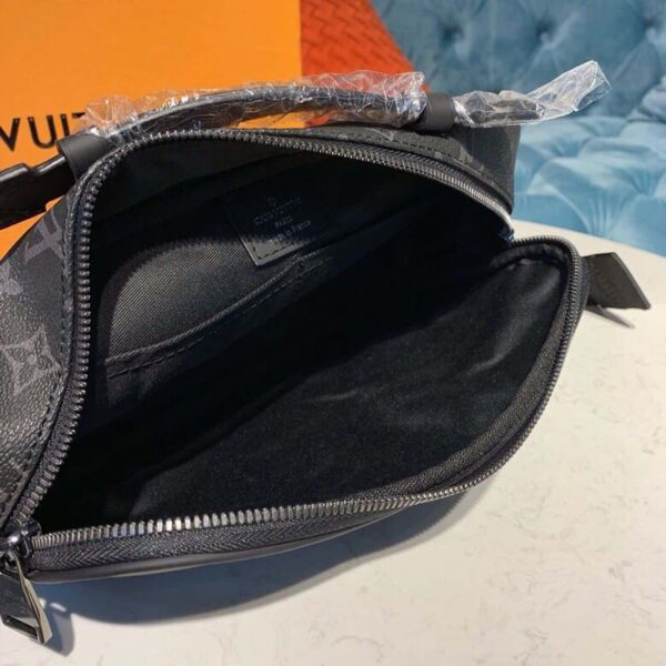 1:1 Replica Louis Vuitton LV Bumbag Monogram Eclipse Canvas Unique For Men M42906 - 11in/28cm