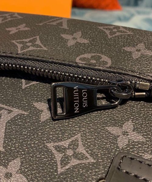 1:1 Replica Louis Vuitton LV Bumbag Monogram Eclipse Canvas Unique For Men M42906 - 11in/28cm