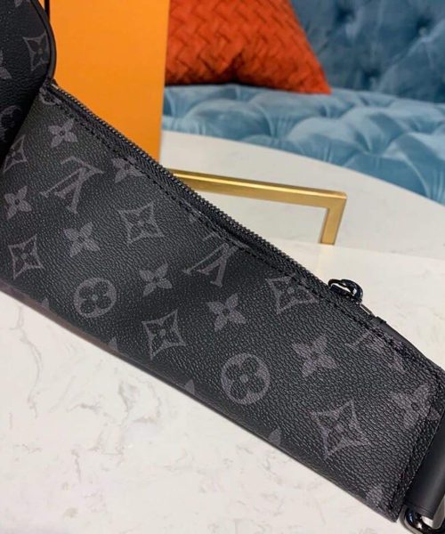 1:1 Replica Louis Vuitton LV Bumbag Monogram Eclipse Canvas Unique For Men M42906 - 11in/28cm